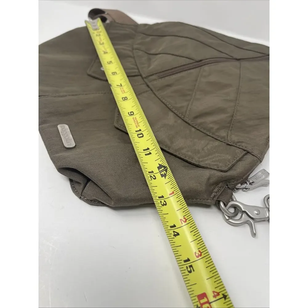 Baggallini Traverse Backpack Brown Convertible Sling Bag Work And Travel